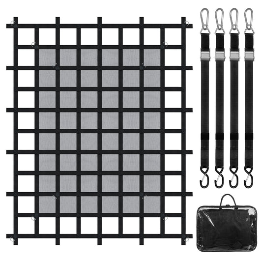 Cargo Net Heavy Duty Cargo Net 72" x 57" Adjustable Buckles and S-Hooks