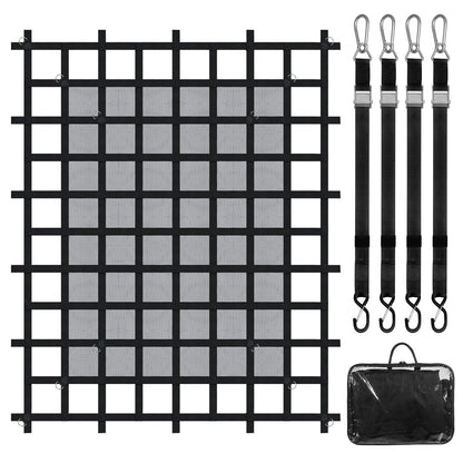Cargo Net Heavy Duty Cargo Net 72" x 57" Adjustable Buckles and S-Hooks