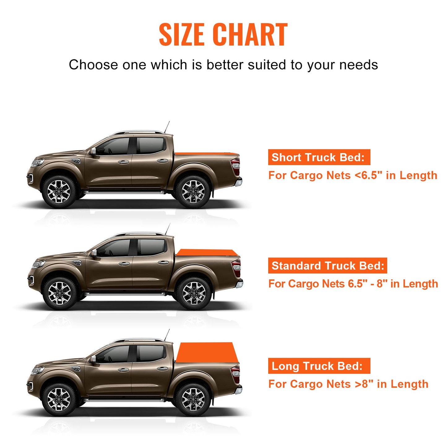 Cargo Net Heavy Duty Cargo Net 72" x 57" Adjustable Buckles and S-Hooks