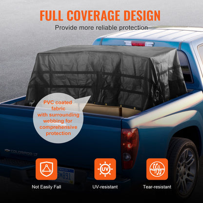 Cargo Net Heavy Duty Cargo Net 120" x 105" Adjustable Buckles and S-Hooks