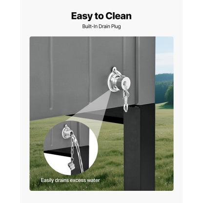 75,7L rullande kylbox, rymmer upp till 50 flaskor / 110 burkar, bärbar kylvagn för uteplats, partybar, med bottenhylla och fällbara sidohyllor, dryckespool med svängbara hjul och flasköppnare |  EU