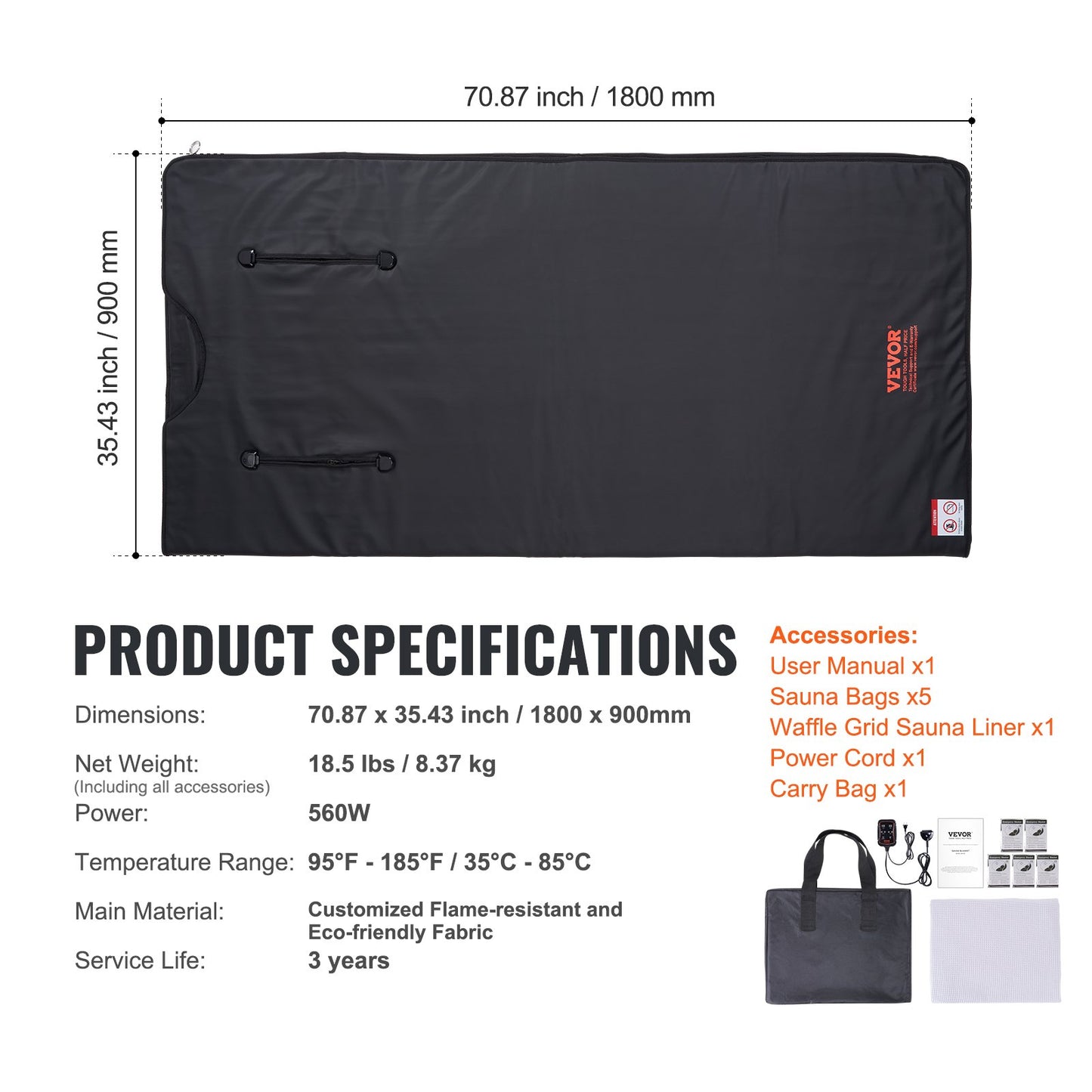 Saunadecke Ferninfrarotheizung mit Armausschnitten zur Entgiftung