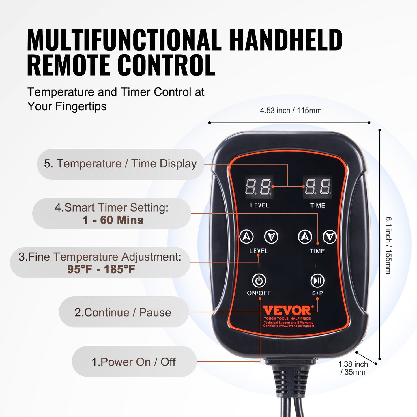 Sauna Blanket for Detoxification, Portable Far Infrared Sauna for Home Relaxation, 1-6 Level Adjustable Temprature Rannge 95-185℉, 1-60 Minutes Timer, Far Infrared Carbon Heating Sauna Bag