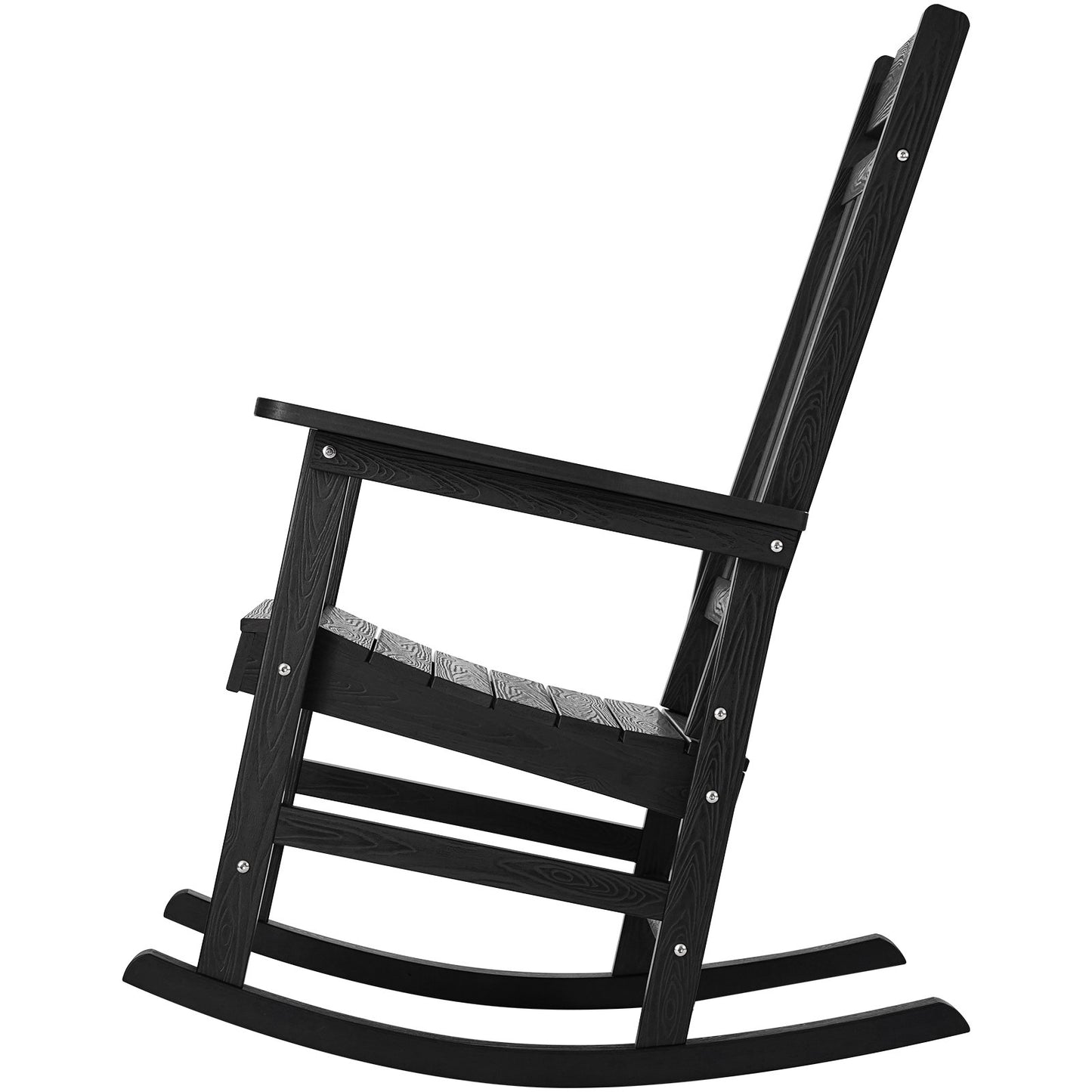 Veranda-Schaukelstuhl HIPS für den Außenbereich, hohe Rückenlehne, 1 Stück, 180 kg Gewicht