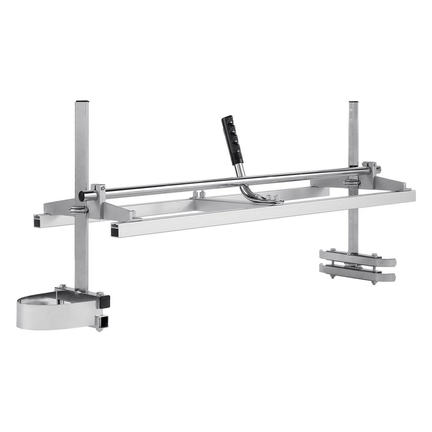 Bärbart sågverk 14"-36" svärd Galvaniserat stålmotorsågsplank 0,2"-11,81" Tjocklek, Trävirke Tvärsågverk för byggare och träarbetare, Silver