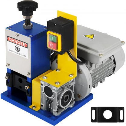 Automatic Electric Wire Stripping Machine 0.05\"-0.98\",Portable Dark Blue Wire Stripper, Wire Stripping Machine Tool for Scrap Copper Recycling (Dark Blue)
