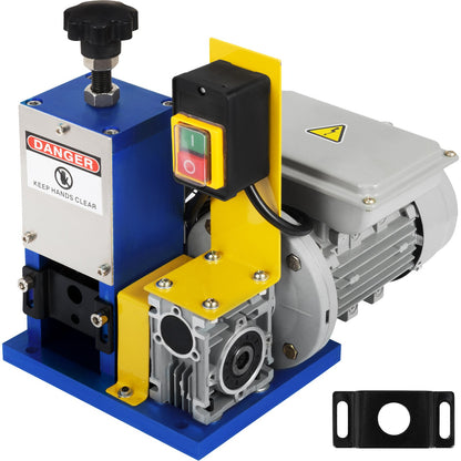 Cable Stripping Machine 1.5-25mm Automatic Electric Wire Stripping Machine Portable Scrap Cable Stripper Wire Stripper Scrap Copper Recycling Machine Tool with One Blade