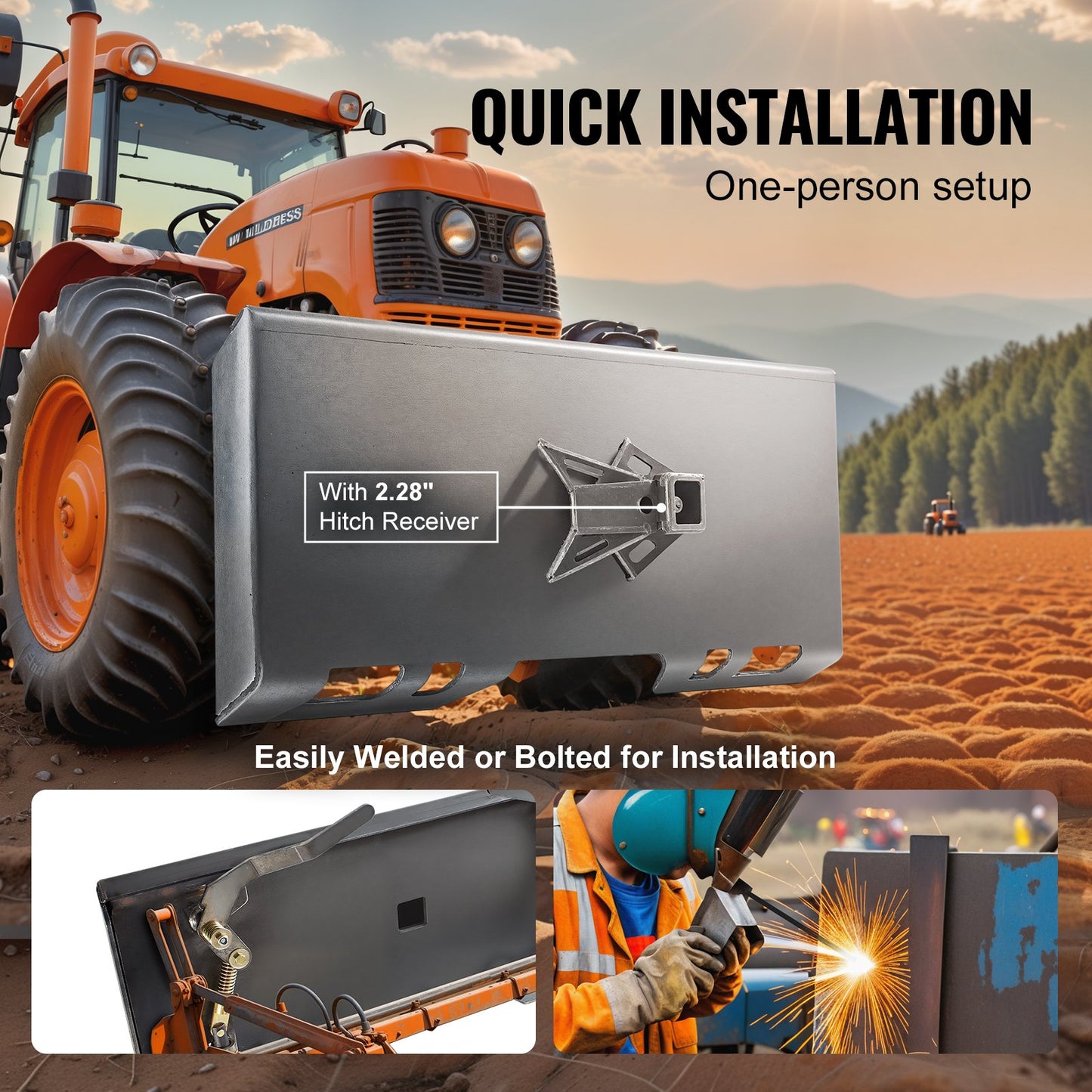 1/4" Kompaktlader-Montageplatte Kompaktlader-Montage-Schnellverschluss