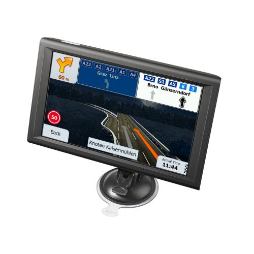 GPS Navigator for Car, 9 inch Touch Screen 16GB GPS Navigation System with Built-in Dash Cam, Voice Turn-by-Turn Guidance, Speed and Red Light Warning, Custom Truck Routing, for Car Truck RV