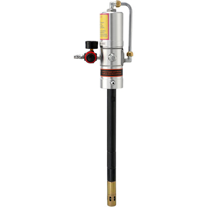 Grease Pump, 50:1 Pressure Ratio Air Powered Grease Pump with 13 Feet High Pressure Hose and Grease Gun, Pneumatic Grease Pump, Portable Lubricating Grease Pump with 360° Swivel Grease Gun Head