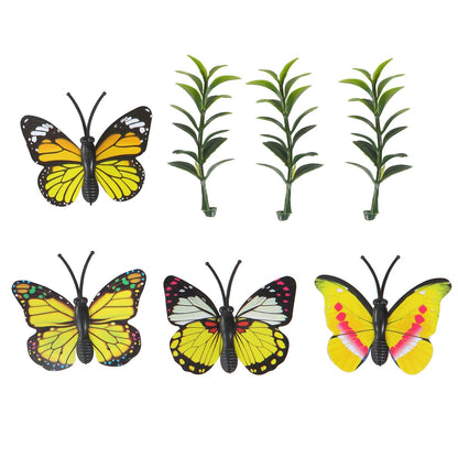 Konstgjorda topiaries buxbomsträd, 24 tum höga (2 stycken), kulformade faux topiaries växt med planteringar, grön feaux planta med utbytbara löv och port för dekorativ inomhus/utomhus/trädgård