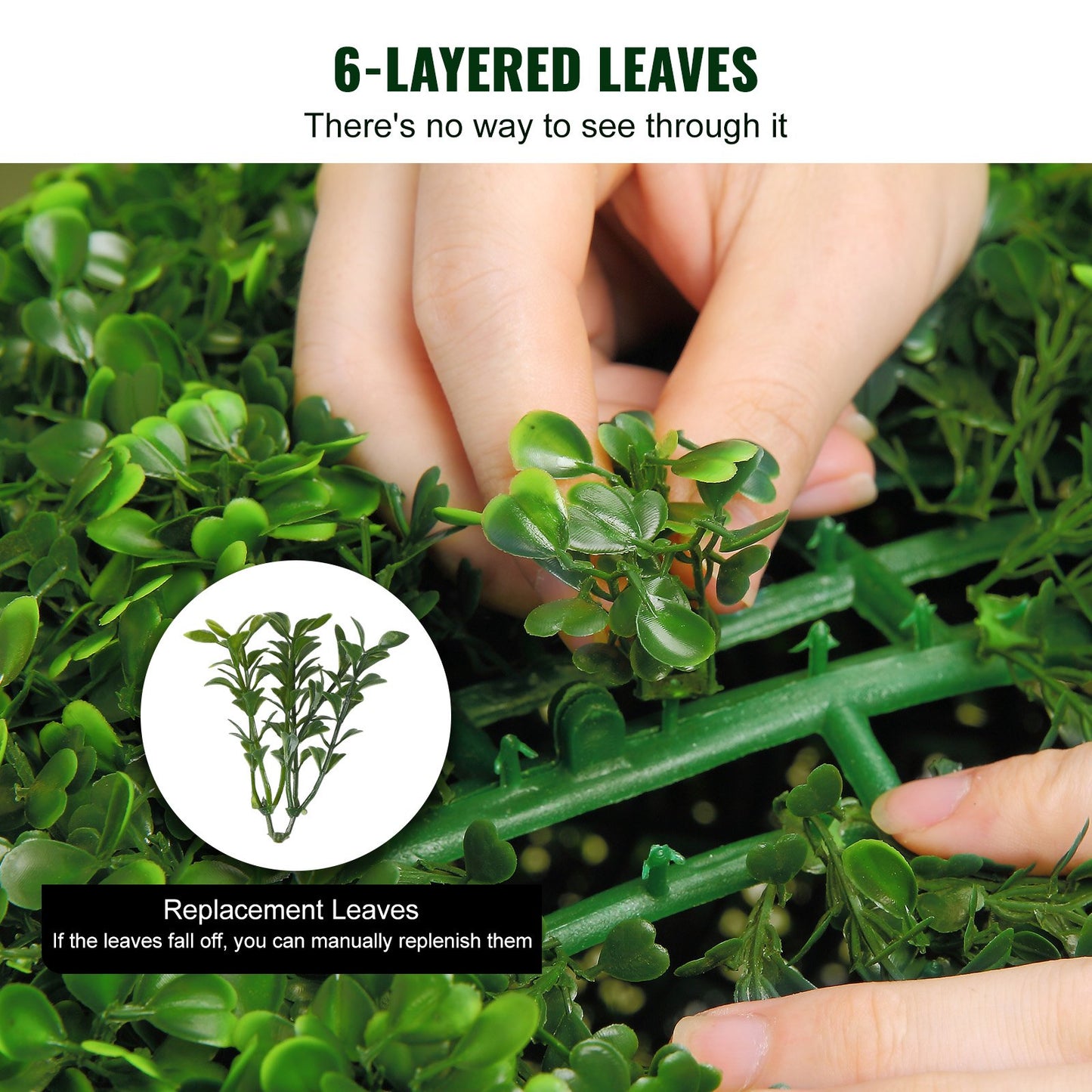 Konstgjorda topiaries buxbomsträd, 48 tum höga (2 stycken), 3 kulformade faux topiaries växt med planteringar, grön feaux planta med utbytbara löv och port för dekorativ inomhus/utomhus/trädgård