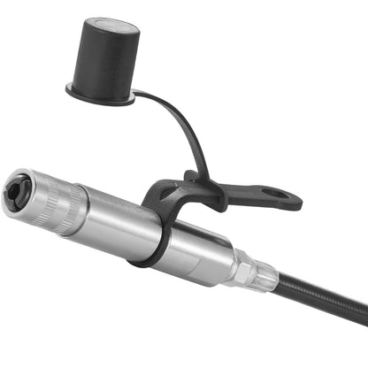 Grease Gun Coupling, 10,000 PSI High Pressure, 3-Jaw Locking, Quick Connect Grease Gun Tip with Hose/Zerk Fittings Cleaning/Leak Proof Cap, Compatible with All Grease Guns 1/8" NPT Grease Nipples