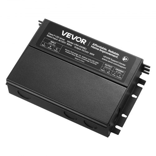 96W Dimmable LED Driver, 24V, Triac/ELV/MLV AC to DC Power Supply Transformer for LED Strip Light, Smooth Flicker-Free Dimming, Constant Voltage, Compatible with Lutron and Leviton Dimmer Switch