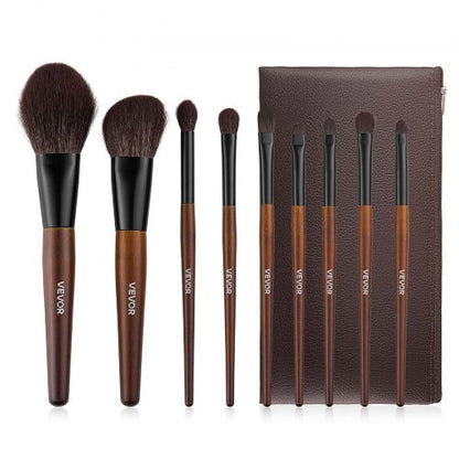 9-PIECE Makeup Brush Set for Foundation, Eyeshadow and Soft Brushes