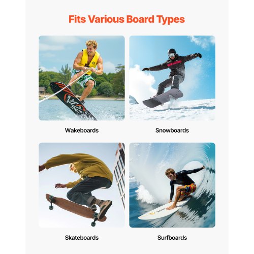 Väggmontering för surfbräda, 4 nivåer horisontellt surfbrädeställ för förvaring och visning, justerbar höjd metallbrädeställ, surfbrädehållare för snowboards, kiteboards, shortboard, skidor |  EU