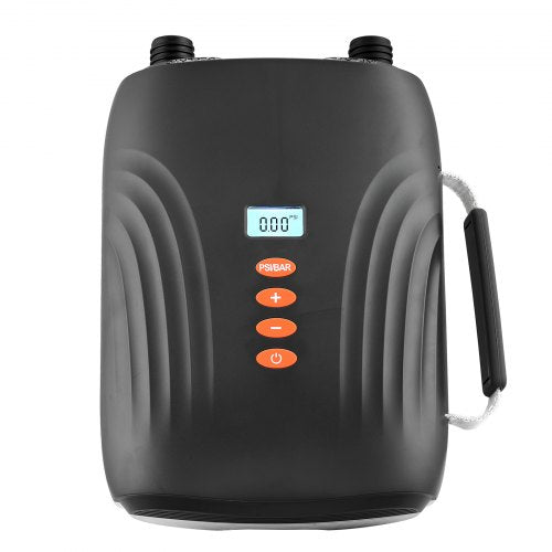 Paddleboard-Pumpe, wiederaufladbare, batteriebetriebene 20-PSI-Doppelstufen-SUP-Pumpe