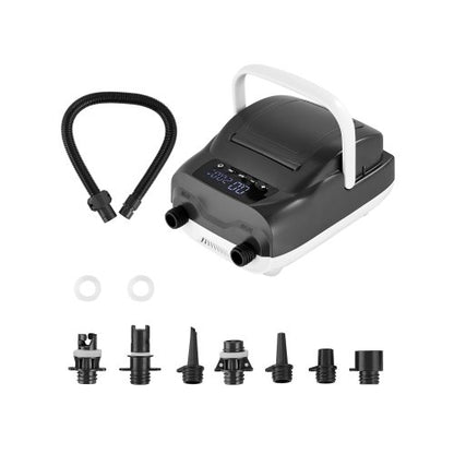 Paddle Board Pump, 20PSI High Pressure, Dual Stage Inflation & Deflation SUP Air Pump with Auto-Off Function and 12V DC Car Connector, Ideal for Inflatable Paddle Board, Tent and Mattress