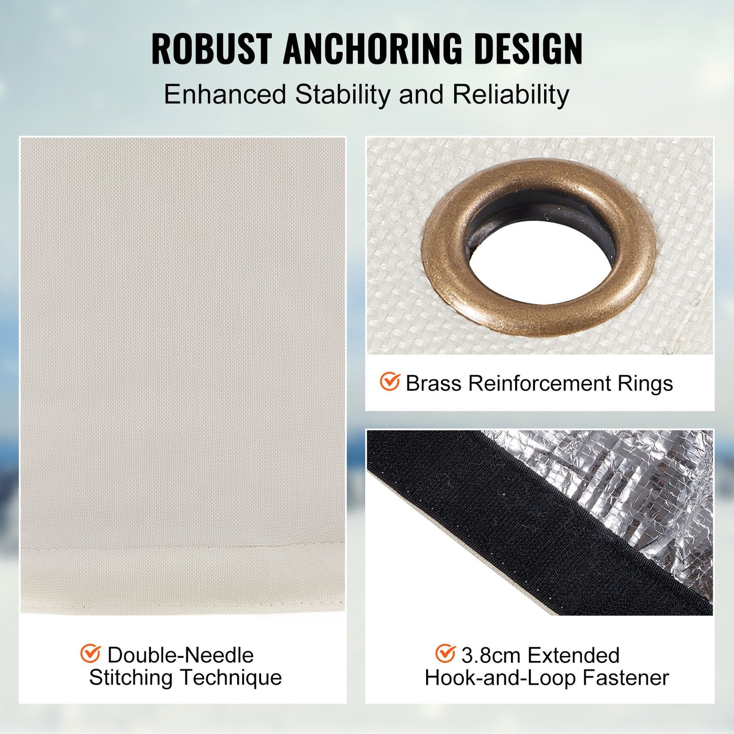 Fiber Cotton Well Head Pump Cover, 24''W x 24''H, Pipe Insulation Cover Sprinkler Cover for Outside Backflow Valve Cover, 600D PVC Oxford Polyester Surface Aluminum Film Thermal Insulation Layer