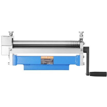 Slip Roll Machine, 12.6 inches Forming Width in 20 Gauge Capacity, Sheet Metal Slip Roller Rolling Bending Machine, with 2 Detachable Rollers for Low Carbon Steel Copper Aluminum Alloy Sheet