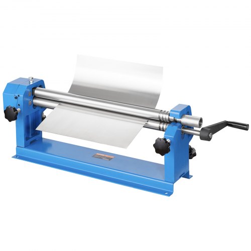 Slip Roll Machine, 24 inches Forming Width in 16 Gauge Capacity, Sheet Metal Slip Roller Rolling Bending Machine, with 2 Detachable Rollers for Low Carbon Steel Copper Sheet Aluminum Alloy Sheet