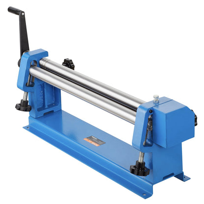 Slip Roll Machine, 24 inches Forming Width in 16 Gauge Capacity, Sheet Metal Slip Roller Rolling Bending Machine, with 2 Detachable Rollers for Low Carbon Steel Copper Sheet Aluminum Alloy Sheet