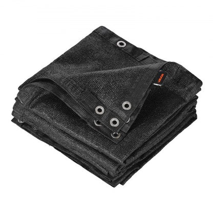 90 % Sonnenschutzgewebe, 3,0 x 3,0 m, für Terrasse und Garten (Schwarz) | EU