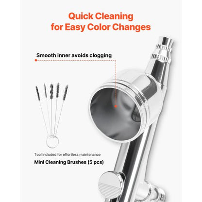 Airbrush Kit Airbrush Kit 1/6 HP Luftkompressor 1 Airbrush 3 Munstycken Färg |  EU