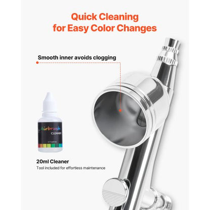 Airbrush-kit Luftborste-kit 1/6 hk luftkompressortank 1 airbrush 3 munstycken |  EU