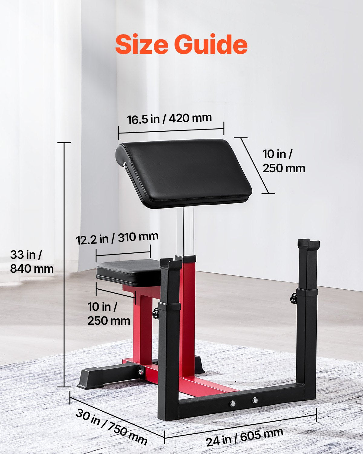 Preacher Curl Bench Einstellbare Home Gym Bizeps Maschine Langhantel Ausrüstung