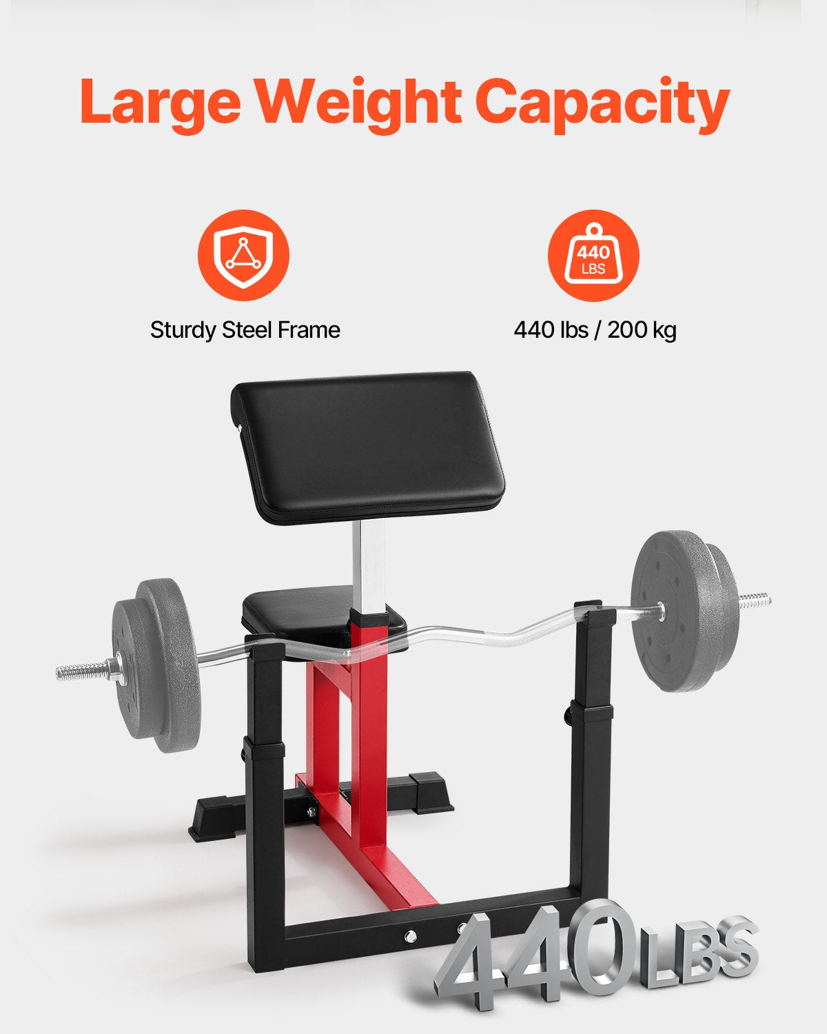 Preacher Curl Bench Einstellbare Home Gym Bizeps Maschine Langhantel Ausrüstung