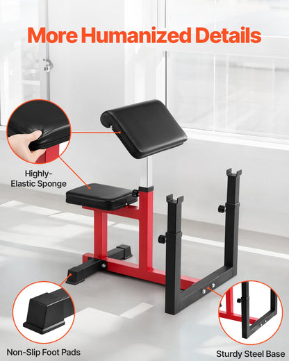 Preacher Curl Bench Einstellbare Home Gym Bizeps Maschine Langhantel Ausrüstung