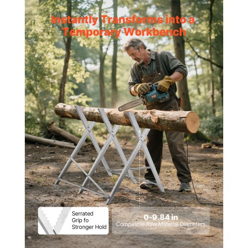 Sågbock Arbetsbock Kraftig 145 kg Bärkapacitet för Träbearbetning |  EU