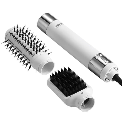 Haartrocknerbürste Ionic Hot Air Styler mit 2 Volumen-Trockenbürsten