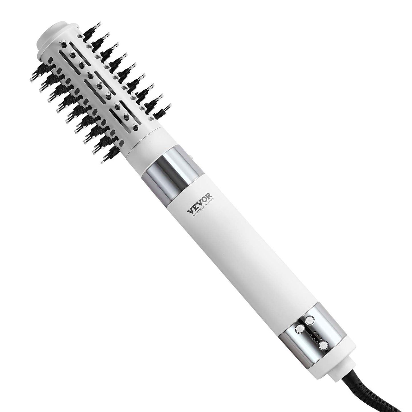 Haartrocknerbürste Ionic Hot Air Styler mit 2 Volumen-Trockenbürsten