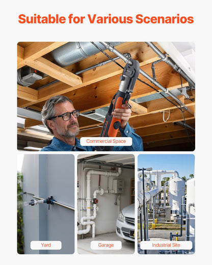 MegaPress Jaws, 3PCS Pressing Jaws 1/2", 3/4" & 1" for MegaPress Carbon Steel Pipes, Compatible with Standard Press Tools, Includes Carrying Case