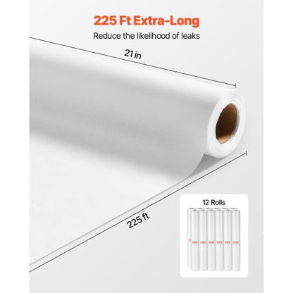 Medizinisches Untersuchungstischpapier, 21" x 225ft, Einwegrollen mit glattem Barriereschutz | EU