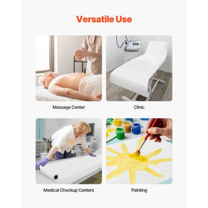 Medizinisches Untersuchungstischpapier, 21" x 225ft, Einwegrollen mit glattem Barriereschutz | EU