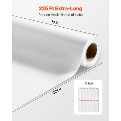 Medizinisches Untersuchungstischpapier, 18" x 225ft, Einwegrollen mit glattem Barriereschutz | EU