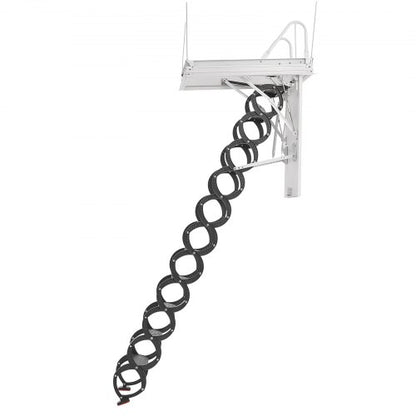 steel attic ladder, ceiling-mounted attic ladder for 2.4-2.7 meters in ceiling