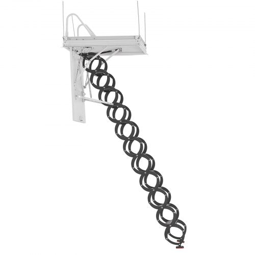 steel attic ladder, ceiling-mounted attic ladder for 2.4-2.7 meters in ceiling