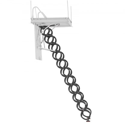 steel attic ladder, ceiling-mounted attic ladder for 2.4-2.7 meters in ceiling