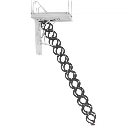 steel attic ladder, ceiling-mounted attic ladder for 2.7-3.2 meters in ceiling