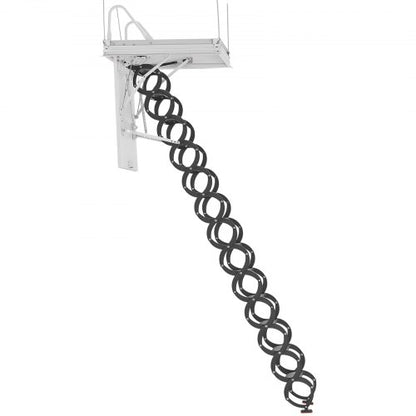 steel attic ladder, ceiling-mounted attic ladder for 3.2 - 3.4 meters in ceiling