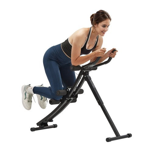 AB Workout Machine, Ab Workout Equipment at Home Gym, Core & Abdominal Trainers for Women, 440 lbs Weight Capacity Strength Training Ab Cruncher, Foldable Adjustable Fitness Exerciser