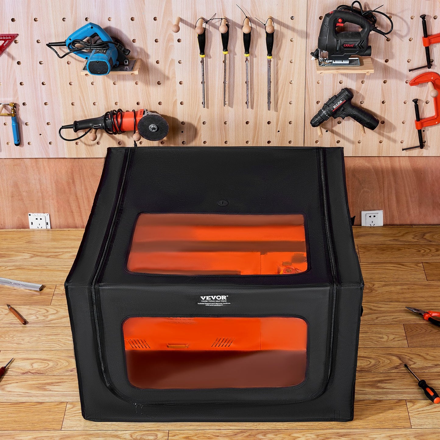 Laser Engraver Enclosure 31.5 x 31.5 x 19.6" Fireproof Protective Cover