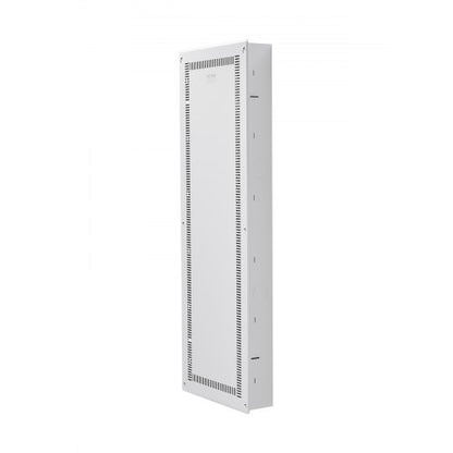 Structured Media Enclosure, 42-Inch, Recessed in-Wall Media Box with Cover, Wall-Mount Cable Management Box Kit, Structured Wiring Multi-Media Cabinet, Cold-Rolled Steel, for TV Home Theater