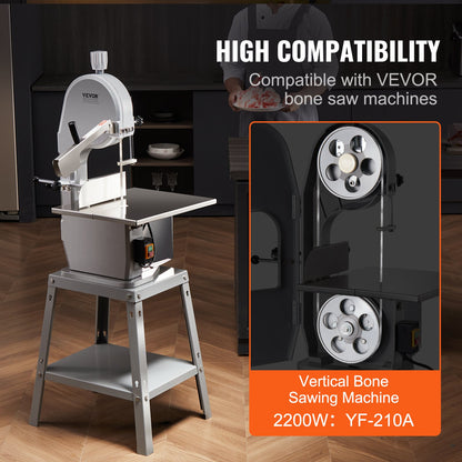 Band Saw Blade for Cutting Meat Bone 83.5"x0.63"x0.02" Carbon Steel 5 PCS