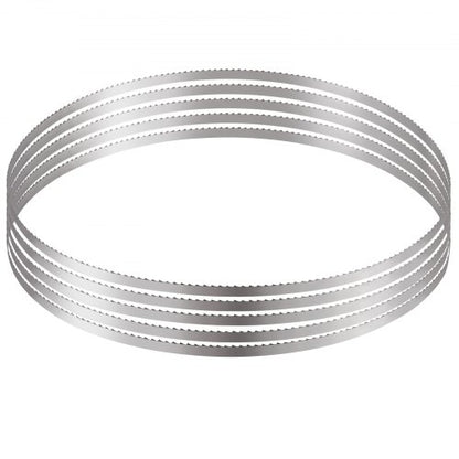 Band Saw Blade for Cutting Meat Bone 51.2"x0.63"x0.02" Carbon Steel 5 PCS