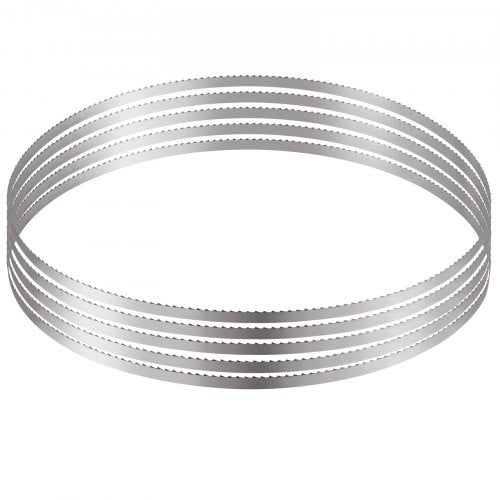 Band Saw Blade for Cutting Meat Bone 51.2"x0.63"x0.02" Carbon Steel 5 PCS